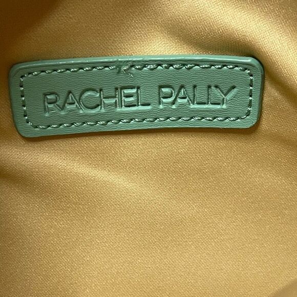 Rachel Pally Paradise foldable Clutch bag Coral Zipper Mint Teal FabFitFun NEW - Picture 6 of 7